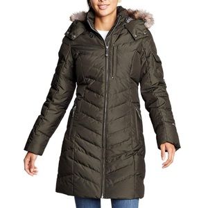 NEW Eddie Bauer Women's Sun Valley Parka Green 1X